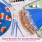 126 Pcs Small Paint Brushes Bulk, Flat and Round Pointed Paint Brushes Set for Kids Craft Brushes for Classroom Acrylic Oil Watercolor Canvas Face Painting